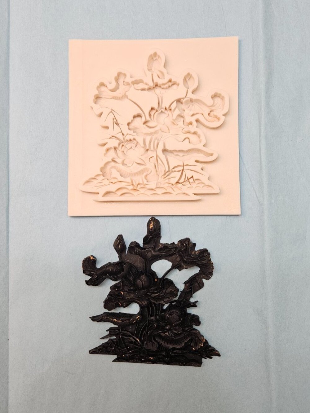 Floral design silicone mold